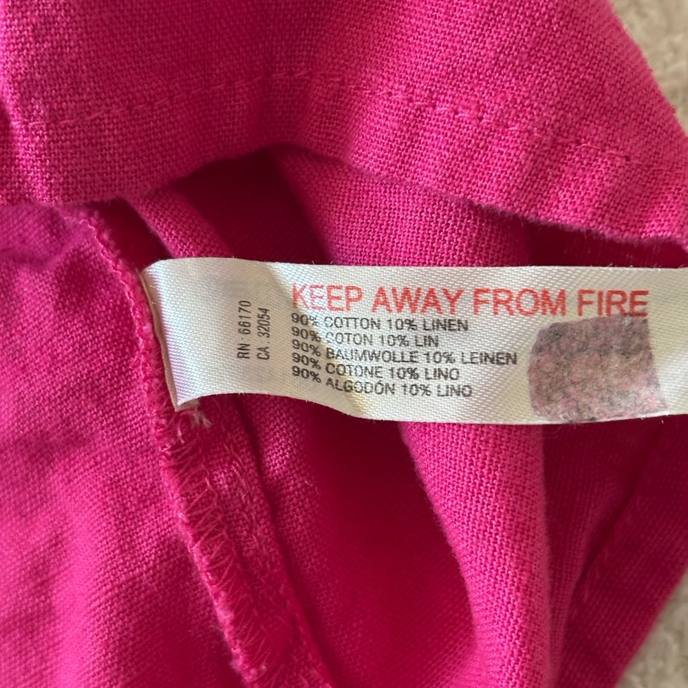 Free People Vibrant Pink Smocked Dress Size XS - Picture 11 of 12